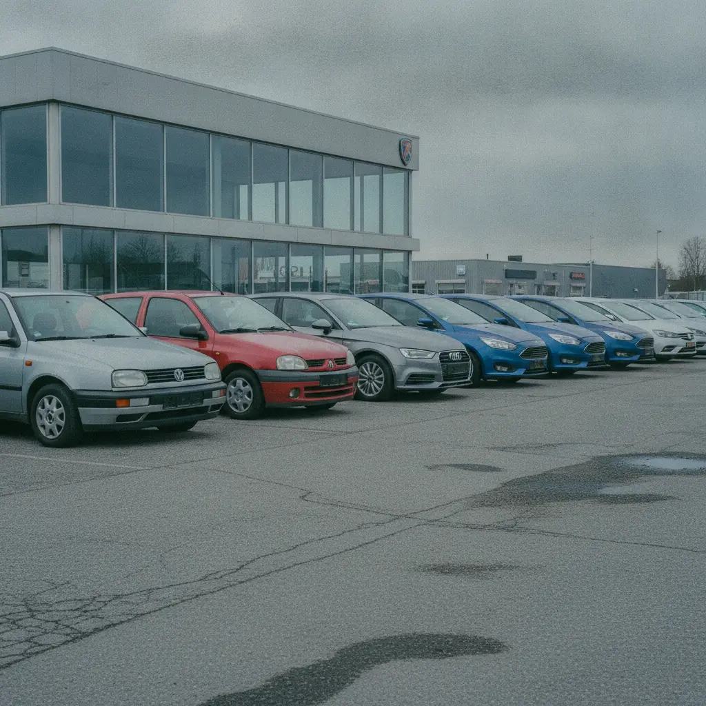Prix moyen d'une voiture d'occasion en Belgique selon l'age